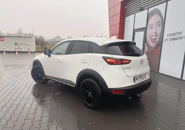 Mazda CX-3 cena 71900 przebieg: 37000, rok produkcji 2018 z Ostrołęka małe 596